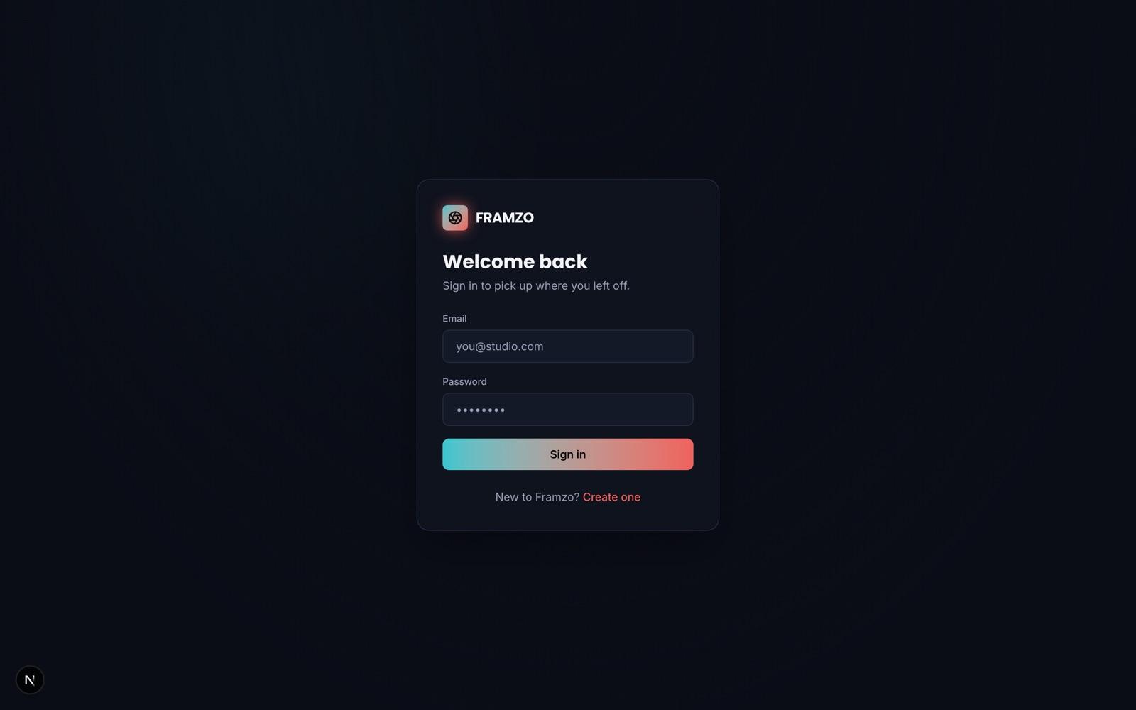 Framzo — Production